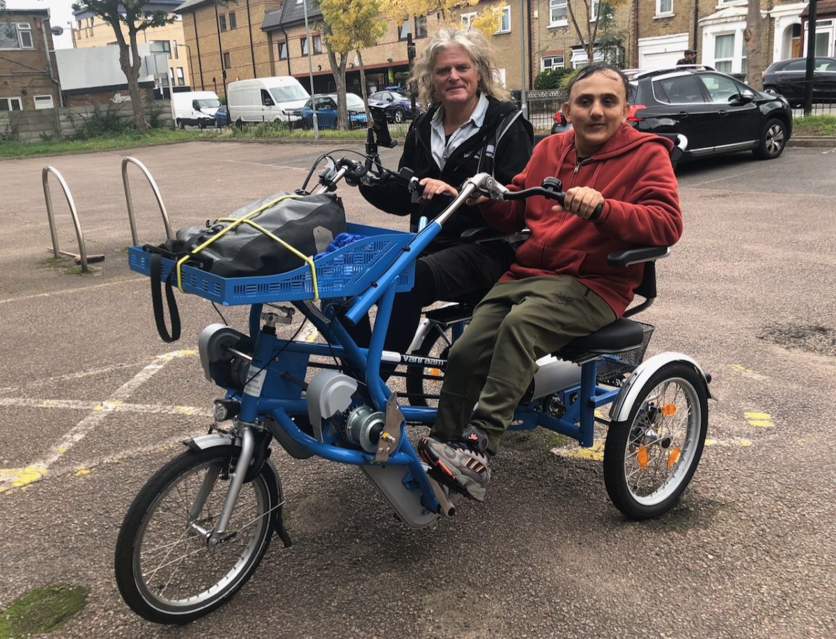 Meet cycle taxi Paul | Bikeworks CIC